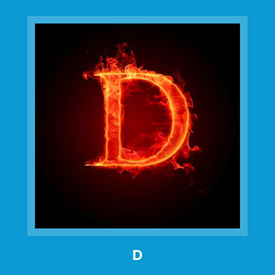  D 